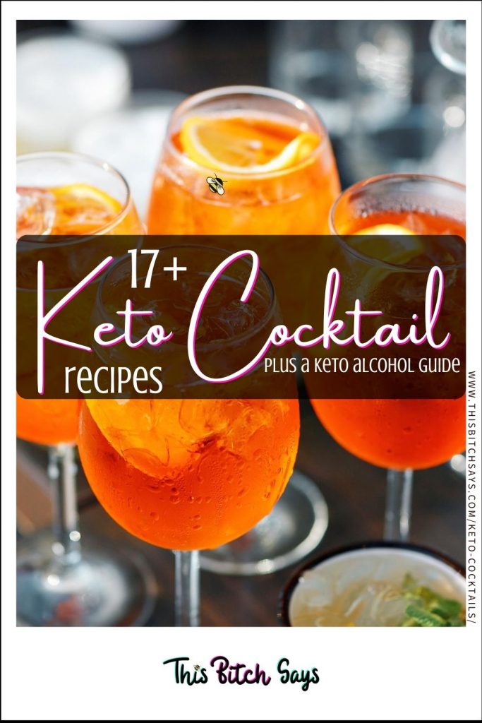 CLICK FOR: 17+ keto cocktail recipes (plus a keto alcohol guide)