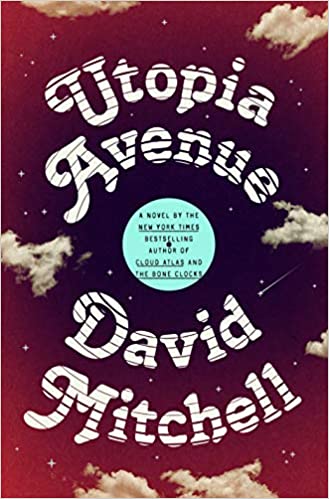 book cover for UTOPIA AVENUE by David Mitchell