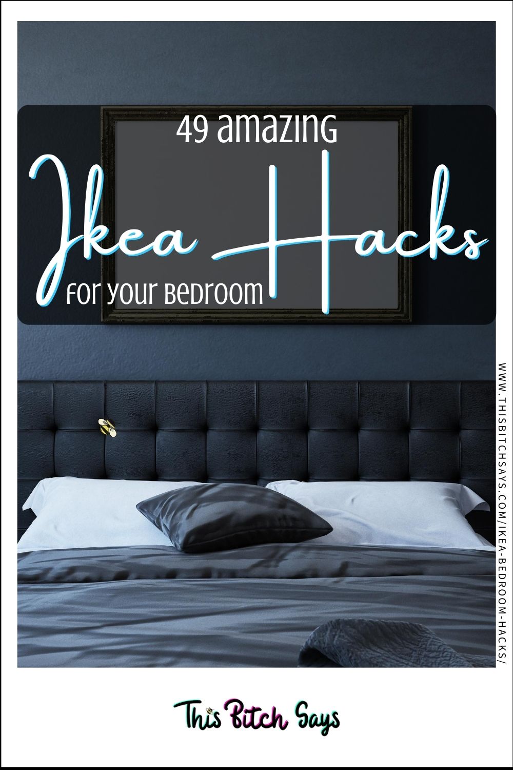 CLICK FOR: 49 amazing Ikea Hacks for your bedroom