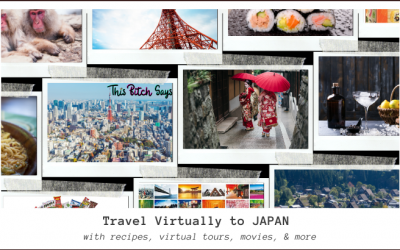 Travel to JAPAN from Home (by food, movies, virtual tours, & more)