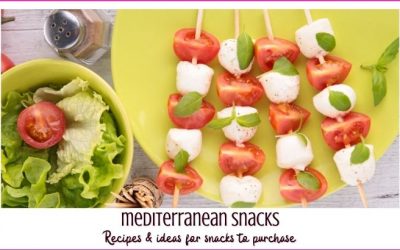 Easy Mediterranean Diet Snacks [Recipes & Amazon Options]