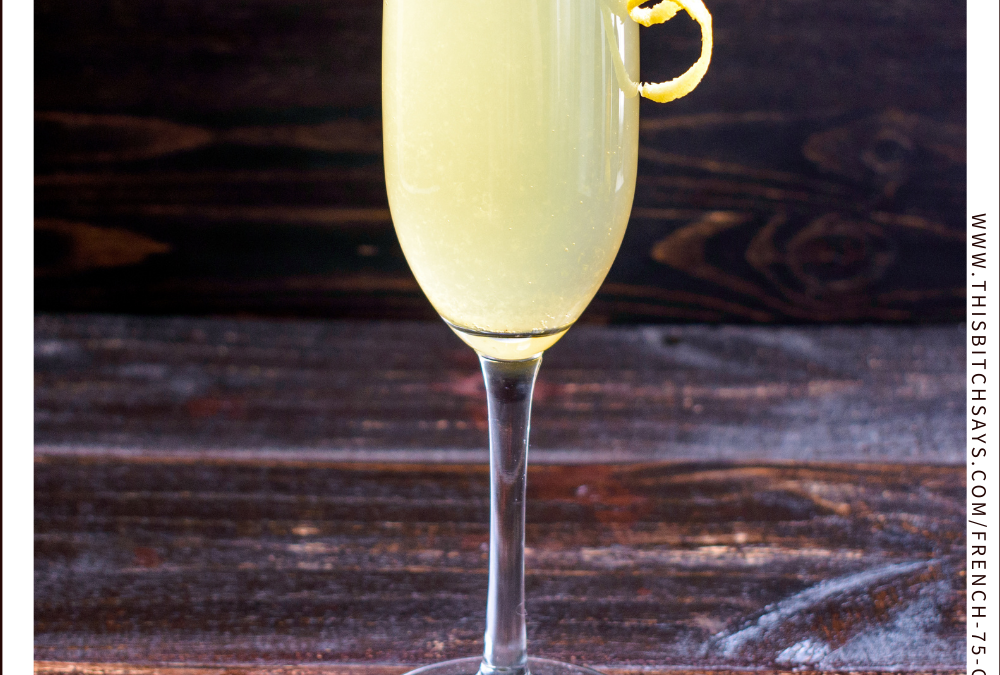 French 75 Cocktail Recipe {gin | 244 cal}