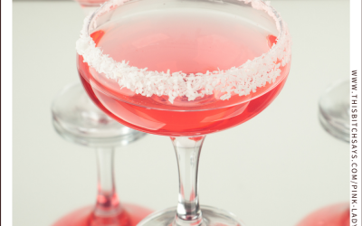 Pink Lady Cocktail Recipe {gin | 175 cal}